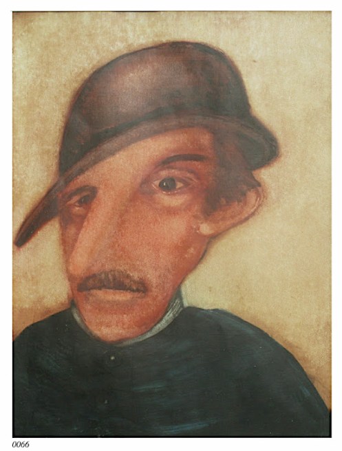 66 Huile sur papier- 32 cm x 45 cm : prêtable