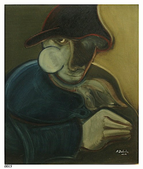 15 Huile sur carton toilé - 46 cm x 55 cm:prêtable