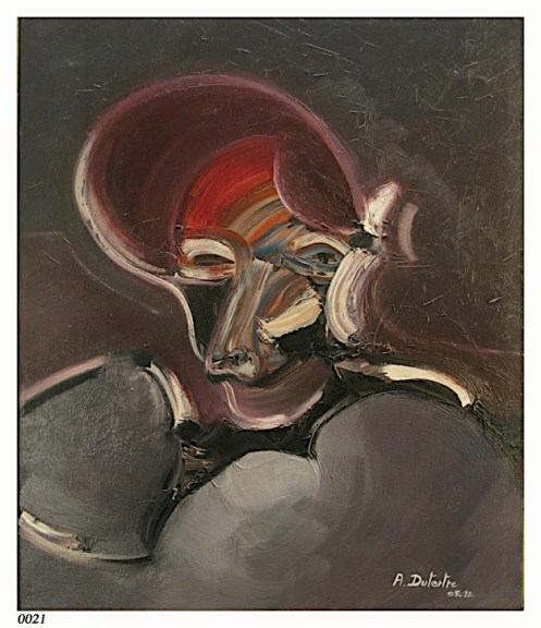 21 Huile sur carton toilé - 46 cm x 55 cm:prêtable